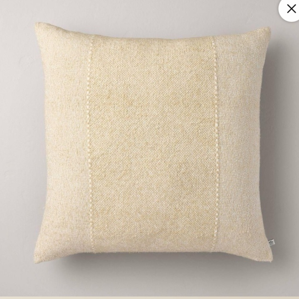 NWT Hearth and Hand Beige 24x24 Throw Pillow no offers!